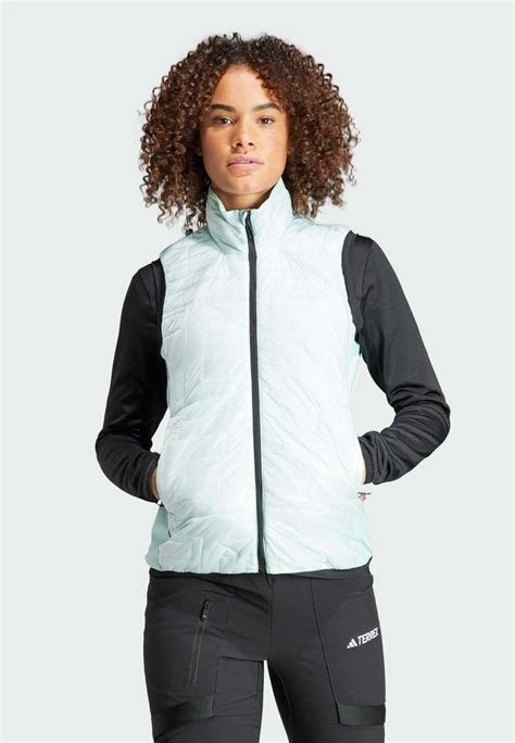 adidas daunenweste damen türkis|Adidas Woman Terrex Xperior Varilite Hybrid PrimaLoft Vest .